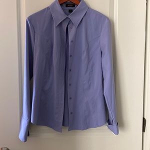 Express stretch button down dress shirt,Size Medium